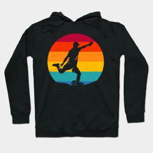 Soccer Retro Vintage Soccer Player Gift Hoodie